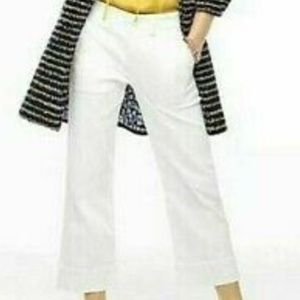 cabi White Lido Crop Jeans